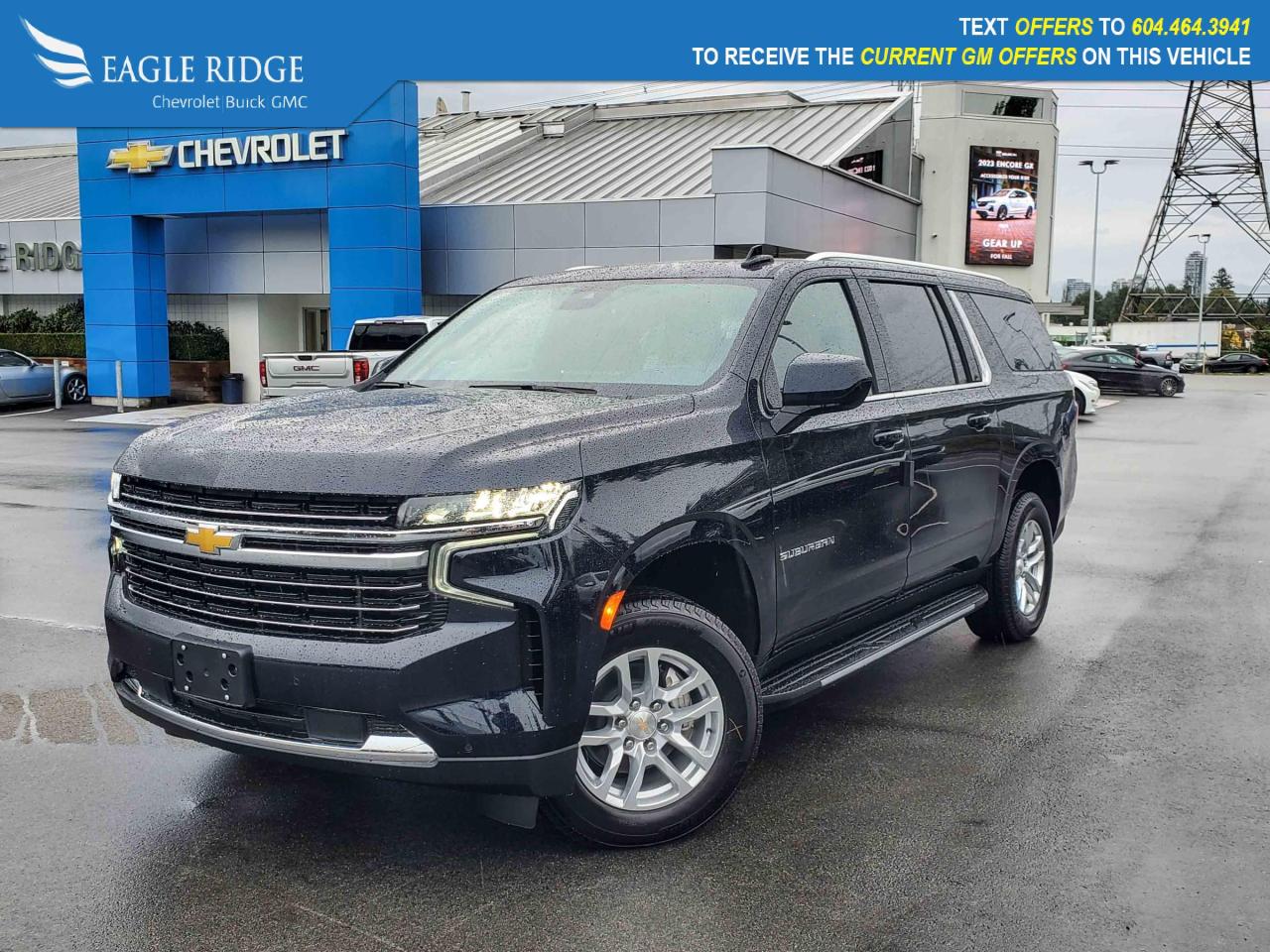 New 2023 Chevrolet Suburban LT Navigation, Heated Seats, Backup Camera for sale in Coquitlam, BC