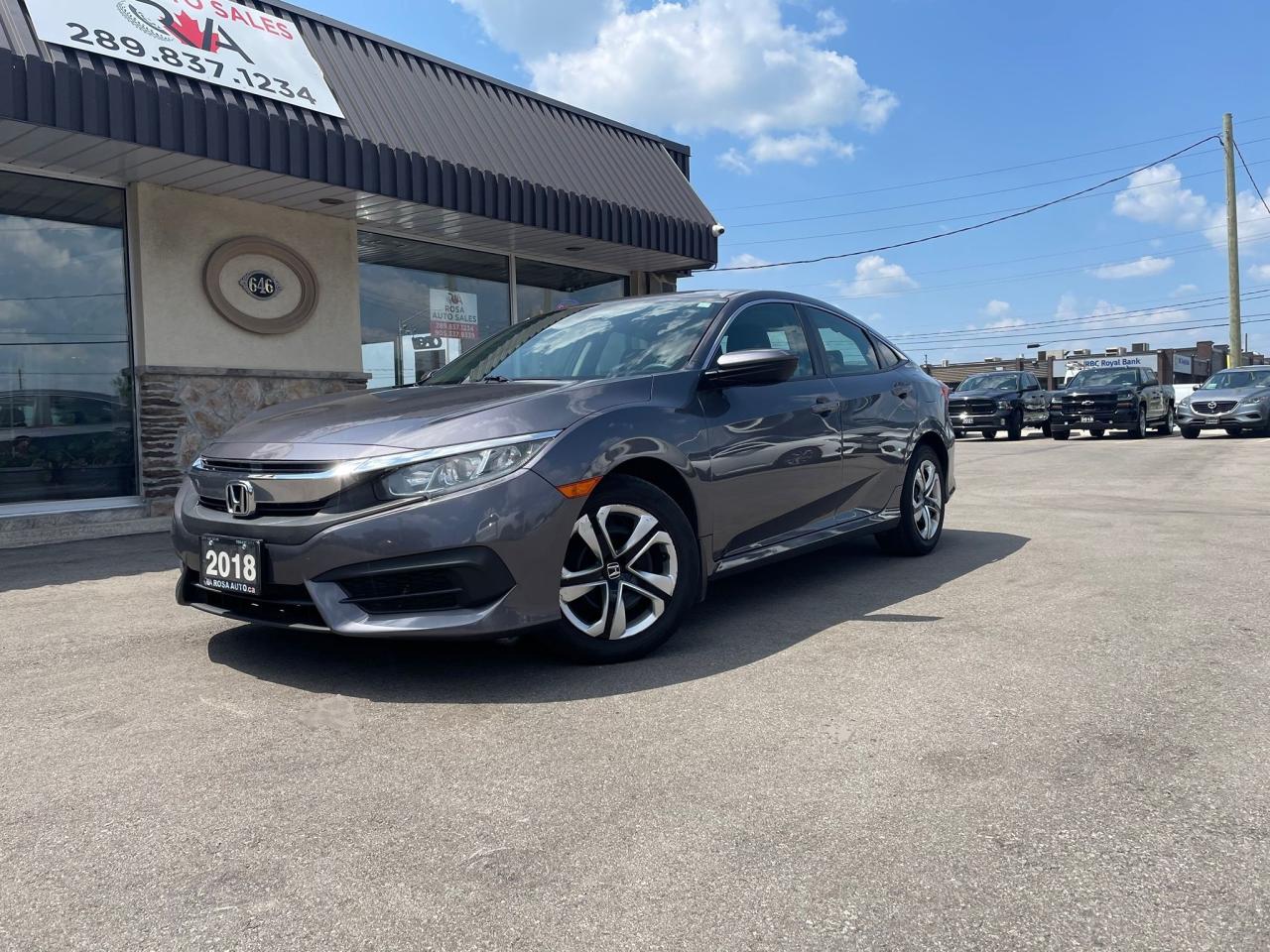 2018 Honda Civic AUTO LX 4DR SEDAN SAFETY CERTIFED - Photo #1