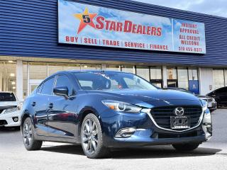 Used 2018 Mazda MAZDA3 NAV LEATHER SUNROOF LOADED! WE FINANCE ALL CREDIT for sale in London, ON
