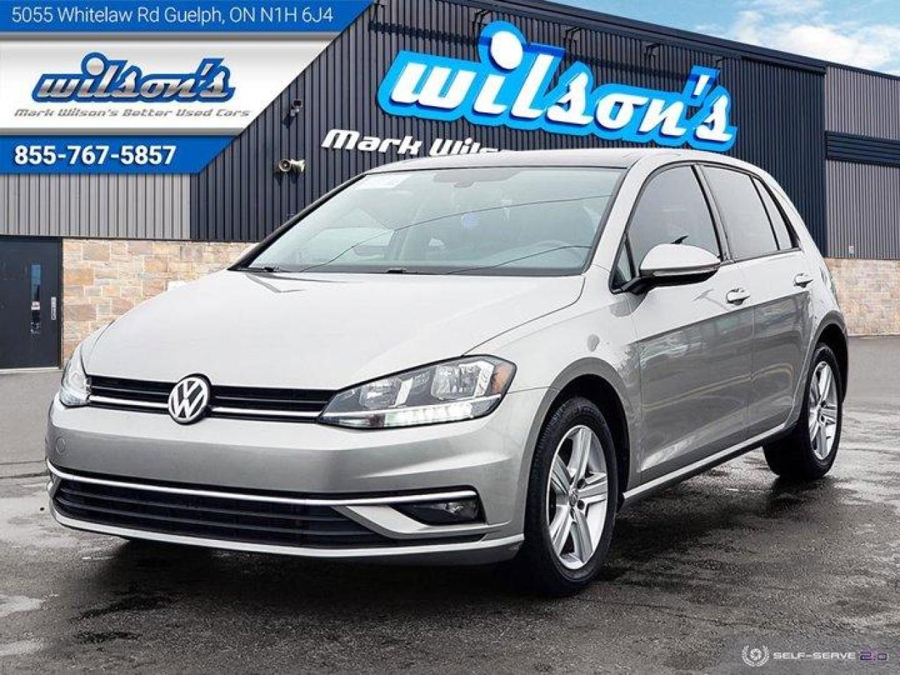 Used 2019 Volkswagen Golf Highline 5DR Hatch, Auto, Leatherette, Pano Roof, Heated Seats, Bluetooth, Rear Camera & Much More! for sale in Guelph, ON