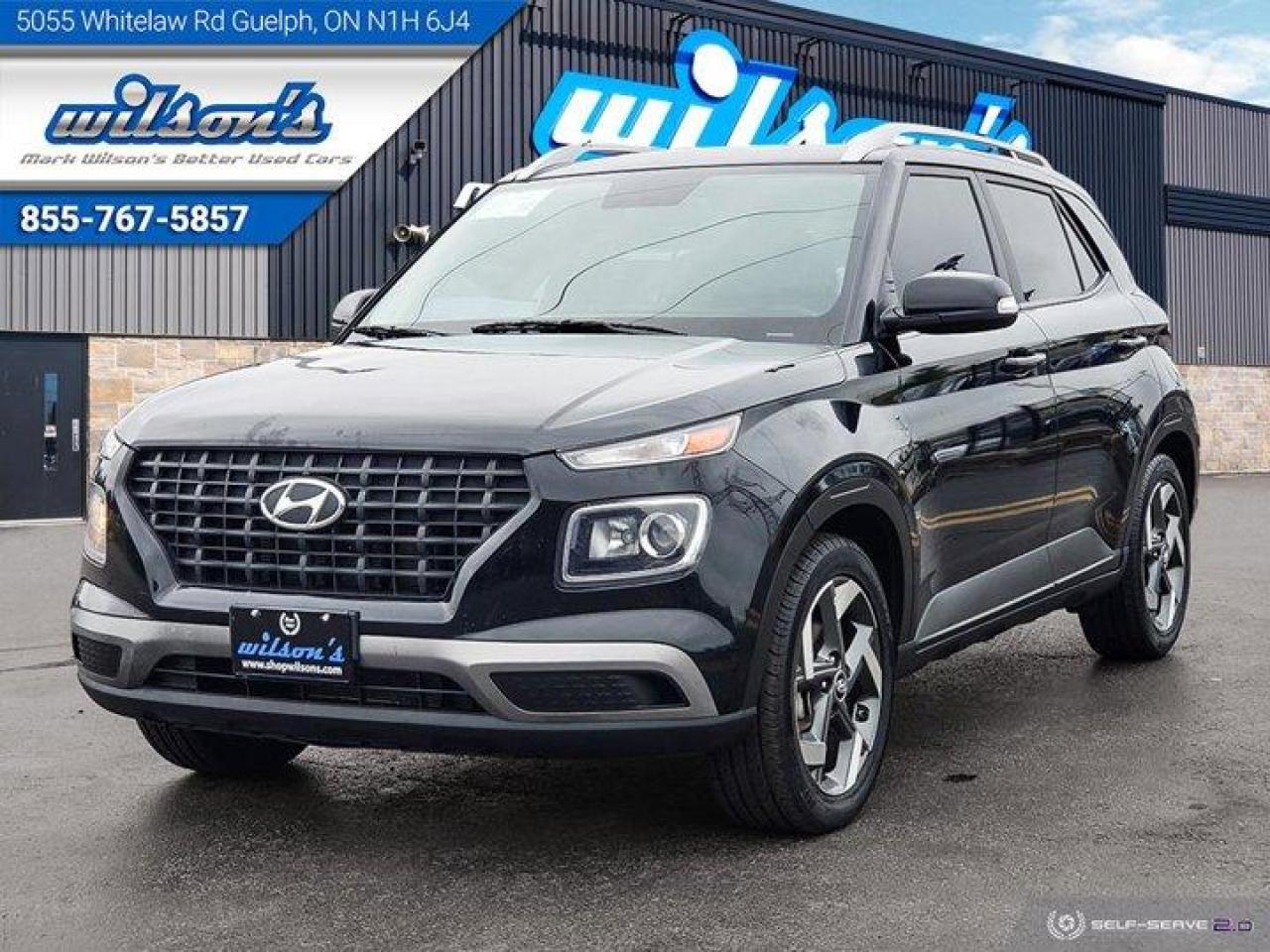 Used 2020 Hyundai Venue Trend 1.6T, Auto, Sunroof, Heated Steering + Seats, Blind Spot Alert, CarPlay + Android & More! for sale in Guelph, ON