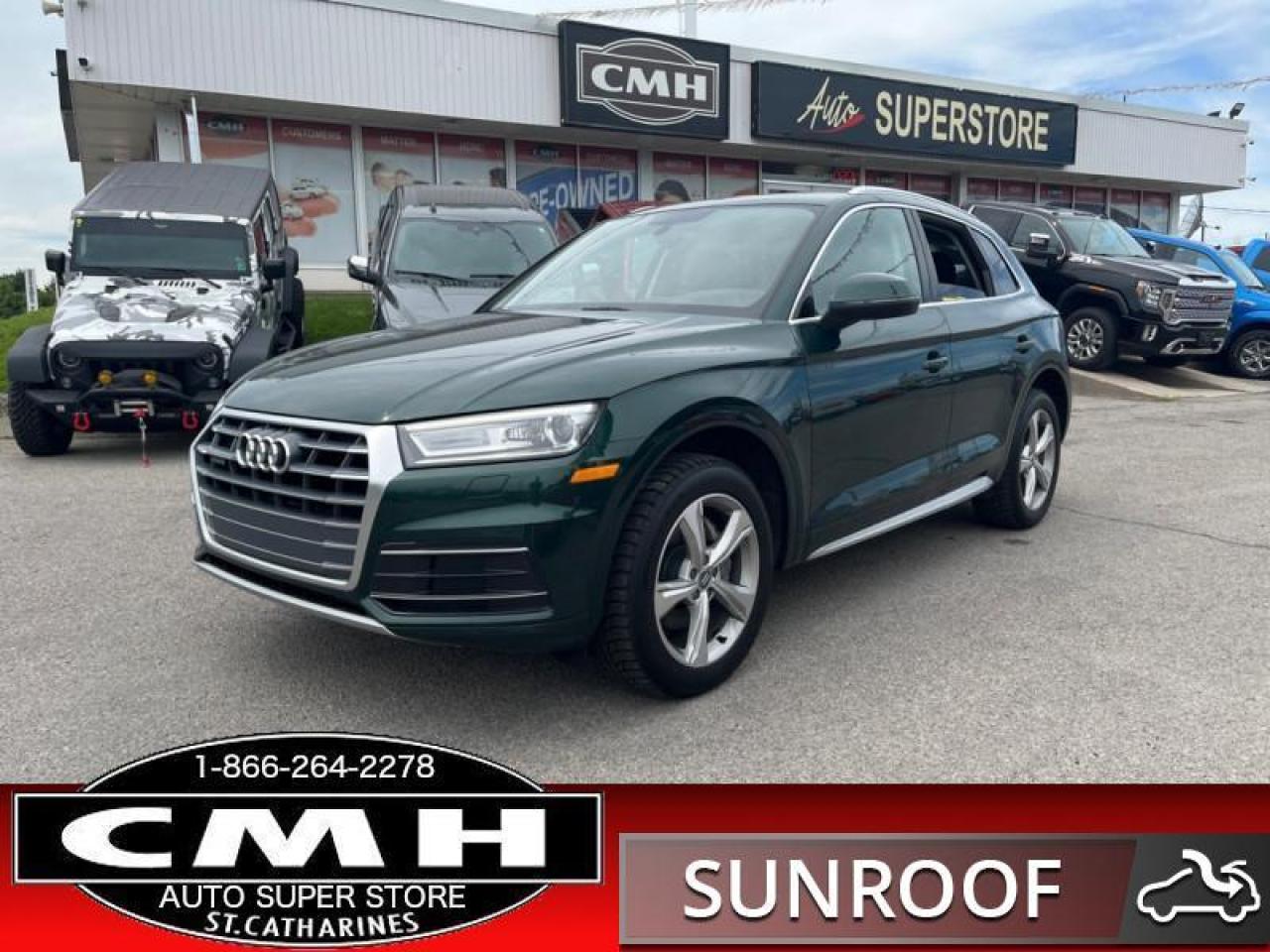 Used 2018 Audi Q5 Progressiv  NAV CAM ROOF P/GATE LEATH HTD-S/W for sale in St. Catharines, ON