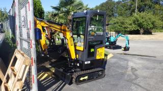 2023 Vicsec VC13C Mini Excavator, automatic, yellow exterior, bucket, claw, paw blade, lights, fan, enclosed cab, Briggs and Stratton engine, black interior. $9,710.00 plus $375 processing fee, $10,085.00 total payment obligation before taxes.  Listing report, warranty, contract commitment cancellation fee, financing available on approved credit (some limitations and exceptions may apply). All above specifications and information is considered to be accurate but is not guaranteed and no opinion or advice is given as to whether this item should be purchased. We do not allow test drives due to theft, fraud and acts of vandalism. Instead we provide the following benefits: Complimentary Warranty (with options to extend), Limited Money Back Satisfaction Guarantee on Fully Completed Contracts, Contract Commitment Cancellation, and an Open-Ended Sell-Back Option. Ask seller for details or call 604-522-REPO(7376) to confirm listing availability.