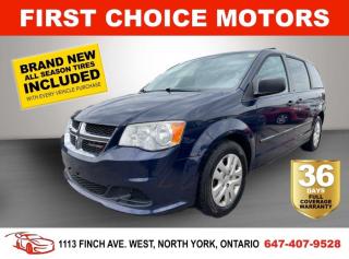 Welcome to First Choice Motors, the largest car dealership in Toronto of pre-owned cars, SUVs, and vans priced between $5000-$15,000. With an impressive inventory of over 300 vehicles in stock, we are dedicated to providing our customers with a vast selection of affordable and reliable options. <br><br>Were thrilled to offer a used 2014 Dodge Grand Caravan SE, dark blue with 181,000km (STK#6390) This vehicle was $11990 NOW ON SALE FOR $9990. It is equipped with the following features:<br>- Automatic Transmission<br>- 3rd row seating<br>- Power windows<br>- Power locks<br>- Power mirrors<br>- Air Conditioning<br><br>At First Choice Motors, we believe in providing quality vehicles that our customers can depend on. All our vehicles come with a 36-day FULL COVERAGE warranty. We also offer additional warranty options up to 5 years for our customers who want extra peace of mind.<br><br>Furthermore, all our vehicles are sold fully certified with brand new brakes rotors and pads, a fresh oil change, and brand new set of all-season tires installed & balanced. You can be confident that this car is in excellent condition and ready to hit the road.<br><br>At First Choice Motors, we believe that everyone deserves a chance to own a reliable and affordable vehicle. Thats why we offer financing options with low interest rates starting at 7.9% O.A.C. Were proud to approve all customers, including those with bad credit, no credit, students, and even 9 socials. Our finance team is dedicated to finding the best financing option for you and making the car buying process as smooth and stress-free as possible.<br><br>Our dealership is open 7 days a week to provide you with the best customer service possible. We carry the largest selection of used vehicles for sale under $9990 in all of Ontario. We stock over 300 cars, mostly Hyundai, Chevrolet, Mazda, Honda, Volkswagen, Toyota, Ford, Dodge, Kia, Mitsubishi, Acura, Lexus, and more. With our ongoing sale, you can find your dream car at a price you can afford. Come visit us today and experience why we are the best choice for your next used car purchase!<br><br>All prices exclude a $10 OMVIC fee, license plates & registration  and ONTARIO HST (13%)