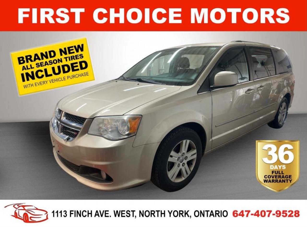 Used 2013 Dodge Grand Caravan CREW ~AUTOMATIC, FULLY CERTIFIED WITH WARRANTY!!!~ for sale in North York, ON