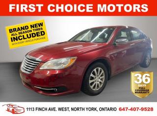 Welcome to First Choice Motors, the largest car dealership in Toronto of pre-owned cars, SUVs, and vans priced between $5000-$15,000. With an impressive inventory of over 300 vehicles in stock, we are dedicated to providing our customers with a vast selection of affordable and reliable options. <br><br>Were thrilled to offer a used 2014 Chrysler 200 LIMITED, red color with 60,000km (STK#6396) This vehicle was $13990 NOW ON SALE FOR $11990. It is equipped with the following features:<br>- Automatic Transmission<br>- Leather Seats<br>- Sunroof<br>- Heated seats<br>- Bluetooth<br>- Alloy wheels<br>- Power windows<br>- Power locks<br>- Power mirrors<br>- Air Conditioning<br><br>At First Choice Motors, we believe in providing quality vehicles that our customers can depend on. All our vehicles come with a 36-day FULL COVERAGE warranty. We also offer additional warranty options up to 5 years for our customers who want extra peace of mind.<br><br>Furthermore, all our vehicles are sold fully certified with brand new brakes rotors and pads, a fresh oil change, and brand new set of all-season tires installed & balanced. You can be confident that this car is in excellent condition and ready to hit the road.<br><br>At First Choice Motors, we believe that everyone deserves a chance to own a reliable and affordable vehicle. Thats why we offer financing options with low interest rates starting at 7.9% O.A.C. Were proud to approve all customers, including those with bad credit, no credit, students, and even 9 socials. Our finance team is dedicated to finding the best financing option for you and making the car buying process as smooth and stress-free as possible.<br><br>Our dealership is open 7 days a week to provide you with the best customer service possible. We carry the largest selection of used vehicles for sale under $9990 in all of Ontario. We stock over 300 cars, mostly Hyundai, Chevrolet, Mazda, Honda, Volkswagen, Toyota, Ford, Dodge, Kia, Mitsubishi, Acura, Lexus, and more. With our ongoing sale, you can find your dream car at a price you can afford. Come visit us today and experience why we are the best choice for your next used car purchase!<br><br>All prices exclude a $10 OMVIC fee, license plates & registration  and ONTARIO HST (13%)