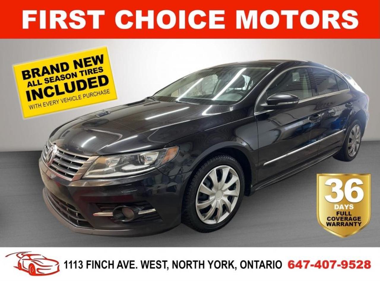 Welcome to First Choice Motors, the largest car dealership in Toronto of pre-owned cars, SUVs, and vans priced between $5000-$15,000. With an impressive inventory of over 300 vehicles in stock, we are dedicated to providing our customers with a vast selection of affordable and reliable options. <br><br>Were thrilled to offer a used 2016 Volkswagen CC SPORTLINE, black color with 182,000km (STK#6397) This vehicle was $18990 NOW ON SALE FOR $16990. It is equipped with the following features:<br>- Automatic Transmission<br>- Leather Seats<br>- Sunroof<br>- Heated seats<br>- Navigation<br>- Bluetooth<br>- Reverse camera<br>- Alloy wheels<br>- Power windows<br>- Power locks<br>- Power mirrors<br>- Air Conditioning<br><br>At First Choice Motors, we believe in providing quality vehicles that our customers can depend on. All our vehicles come with a 36-day FULL COVERAGE warranty. We also offer additional warranty options up to 5 years for our customers who want extra peace of mind.<br><br>Furthermore, all our vehicles are sold fully certified with brand new brakes rotors and pads, a fresh oil change, and brand new set of all-season tires installed & balanced. You can be confident that this car is in excellent condition and ready to hit the road.<br><br>At First Choice Motors, we believe that everyone deserves a chance to own a reliable and affordable vehicle. Thats why we offer financing options with low interest rates starting at 7.9% O.A.C. Were proud to approve all customers, including those with bad credit, no credit, students, and even 9 socials. Our finance team is dedicated to finding the best financing option for you and making the car buying process as smooth and stress-free as possible.<br><br>Our dealership is open 7 days a week to provide you with the best customer service possible. We carry the largest selection of used vehicles for sale under $9990 in all of Ontario. We stock over 300 cars, mostly Hyundai, Chevrolet, Mazda, Honda, Volkswagen, Toyota, Ford, Dodge, Kia, Mitsubishi, Acura, Lexus, and more. With our ongoing sale, you can find your dream car at a price you can afford. Come visit us today and experience why we are the best choice for your next used car purchase!<br><br>All prices exclude a $10 OMVIC fee, license plates & registration  and ONTARIO HST (13%)