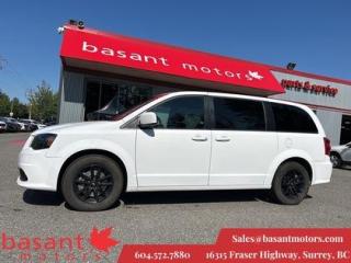 Canadas best selling minivan is known for having plenty of cargo and cabin space, it also has an enjoyable drive with better than average fuel efficiency.  The Grand Caravan is a less expensive option in the segment with low cost of ownership.  

Take advantage of our experienced on-site financing department, currently offering, for a limited time, 2.99% along with $0 down and No Payments for 3 Months! All our vehicles include the remaining balance of their original warranty and our very own 30 Day Dealers Guarantee. Complete Vehicle Inspection Services and full vehicle history by CarFax Vehicle Reports are included! All trades are welcome, whether the vehicle is paid off or not. Visit our website at basantmotors.com for more information.  At Basant Motors, we look forward to serving you with all of your automotive needs for years to come. Please stop by our dealership, located at 16315 Fraser Highway, Surrey, BC and speak with one of our representatives today! Documentation fee ($997) and Dealer Prep ($299) are not included in the vehicle price. #9419