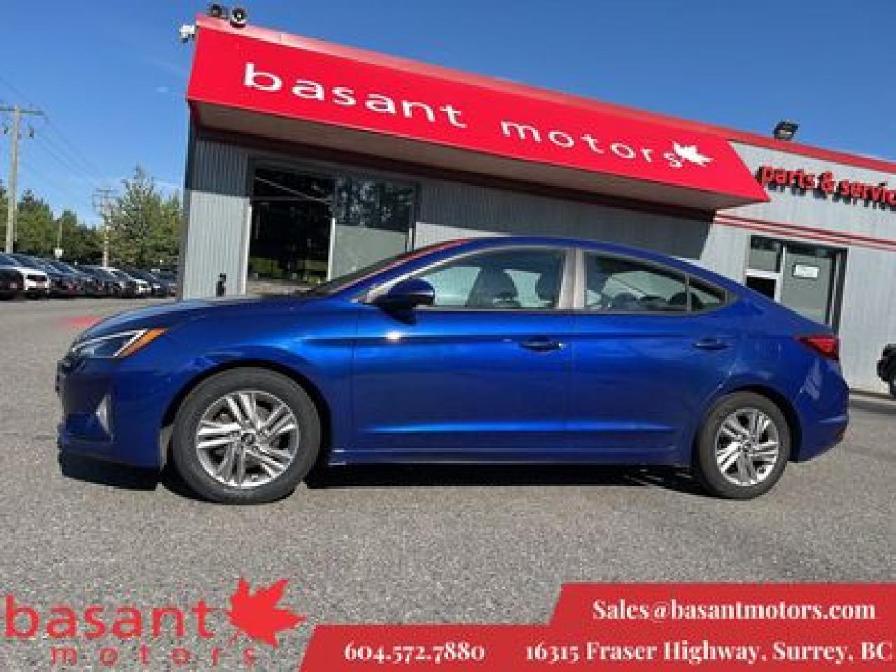 Used 2019 Hyundai Elantra Preferred, Sunroof, Safety Pkg, Backup Cam!! for sale in Surrey, BC