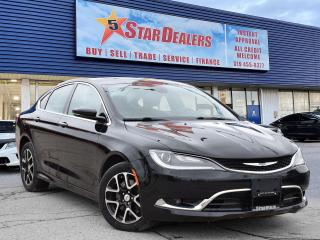 Used 2015 Chrysler 200 LEATHER SUNROOF H-SEATS! WE FINANCE ALL CREDIT! for sale in London, ON