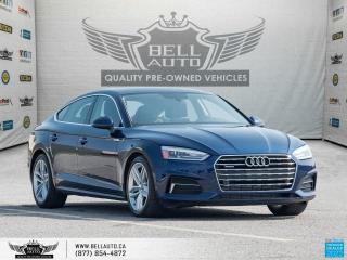 Used 2019 Audi A5 Sportback Komfort, AWD, MoonRoof, BackUpCam, PowerLiftGate, Leather for sale in Toronto, ON