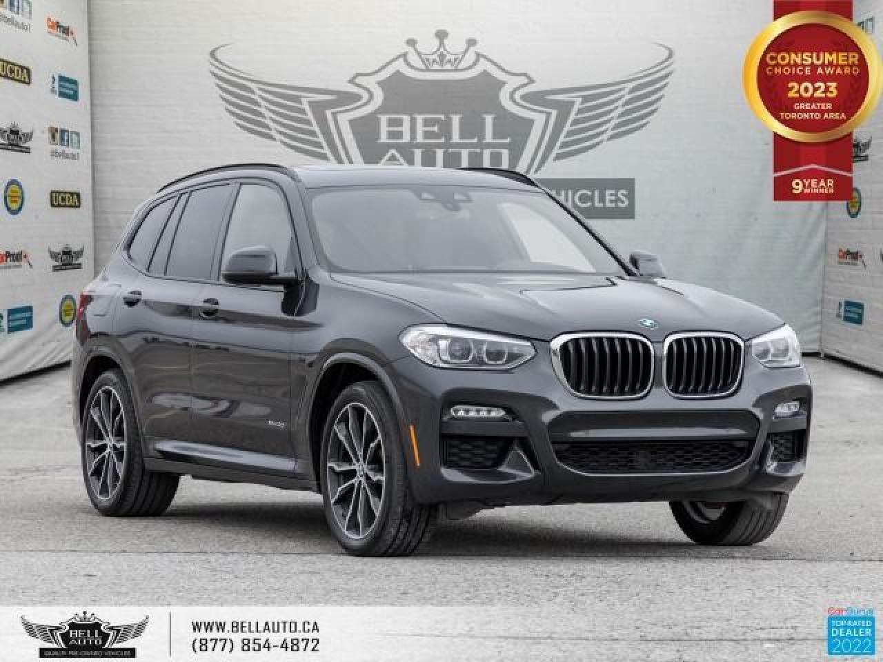 Used 2018 BMW X3 xDrive30i, MSportPkg, HUD, Navi, Pano, BackUpCam, Sensors, B.Spot, RedLeatherInt for sale in Toronto, ON