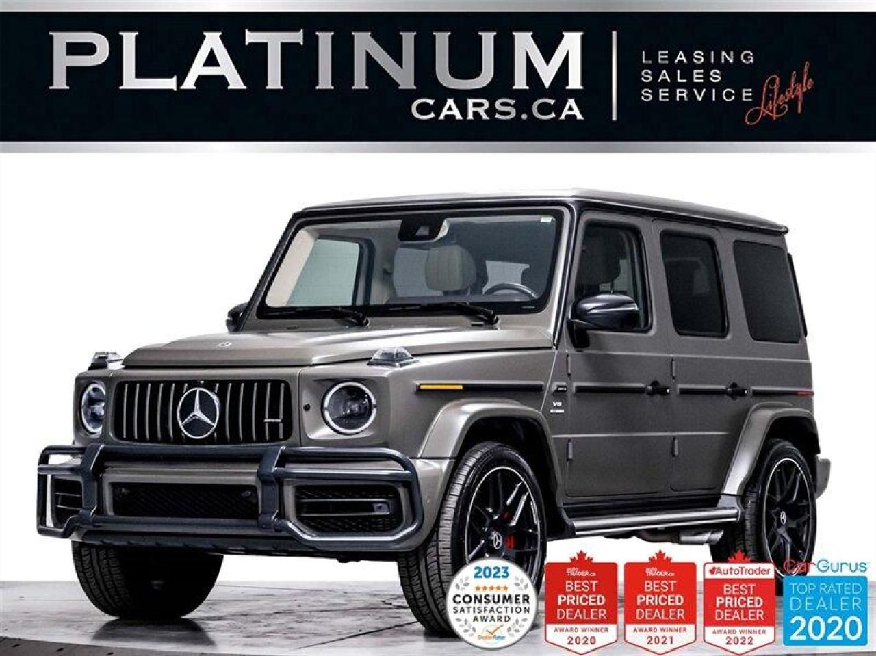 Used 2021 Mercedes-Benz G-Class AMG G63, 577HP, NIGHT PKG, OLIVE MAGNO, CAM, NAV for sale in Toronto, ON