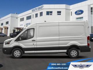 <b>Navigation,  SYNC, Rear View Camera, Reverse Sensing System, Cruise Control!</b><br> <br>   This all electric Ford E-Transit is designed with efficiency and versatility that fits any business. <br> <br>Leading the charge, this all electric Ford E-Transit was designed with efficiency, versatility, and ensures that you have the perfect tool for any job. With optimum daily range, this electic van allows your business to increase productivity without increasing your Co2 output. Whether you need to haul, tow, carry, or deliver, this Ford E-Transit is ready, willing and able to get it done right.<br> <br> This oxford white van  has an automatic transmission. This vehicle has been upgraded with the following features: Navigation,  Sync, Rear View Camera, Reverse Sensing System, Cruise Control. <br><br> View the original window sticker for this vehicle with this url <b><a href=http://www.windowsticker.forddirect.com/windowsticker.pdf?vin=1FTBW9CK2PKB79956 target=_blank>http://www.windowsticker.forddirect.com/windowsticker.pdf?vin=1FTBW9CK2PKB79956</a></b>.<br> <br>To apply right now for financing use this link : <a href=https://www.southcoastford.com/financing/ target=_blank>https://www.southcoastford.com/financing/</a><br><br> <br/> Total  cash rebate of $6000 is reflected in the price. Credit includes $6,000 Delivery Allowance.  7.99% financing for 72 months. <br> Buy this vehicle now for the lowest bi-weekly payment of <b>$595.73</b> with $0 down for 72 months @ 7.99% APR O.A.C. ( Plus applicable taxes -  $595 Administration Fee included    / Total Obligation of $92933  ).  Incentives expire 2024-05-31.  See dealer for details. <br> <br>Call South Coast Ford Sales or come visit us in person. Were convenient to Sechelt, BC and located at 5606 Wharf Avenue. and look forward to helping you with your automotive needs. <br><br> Come by and check out our fleet of 20+ used cars and trucks and 110+ new cars and trucks for sale in Sechelt.  o~o