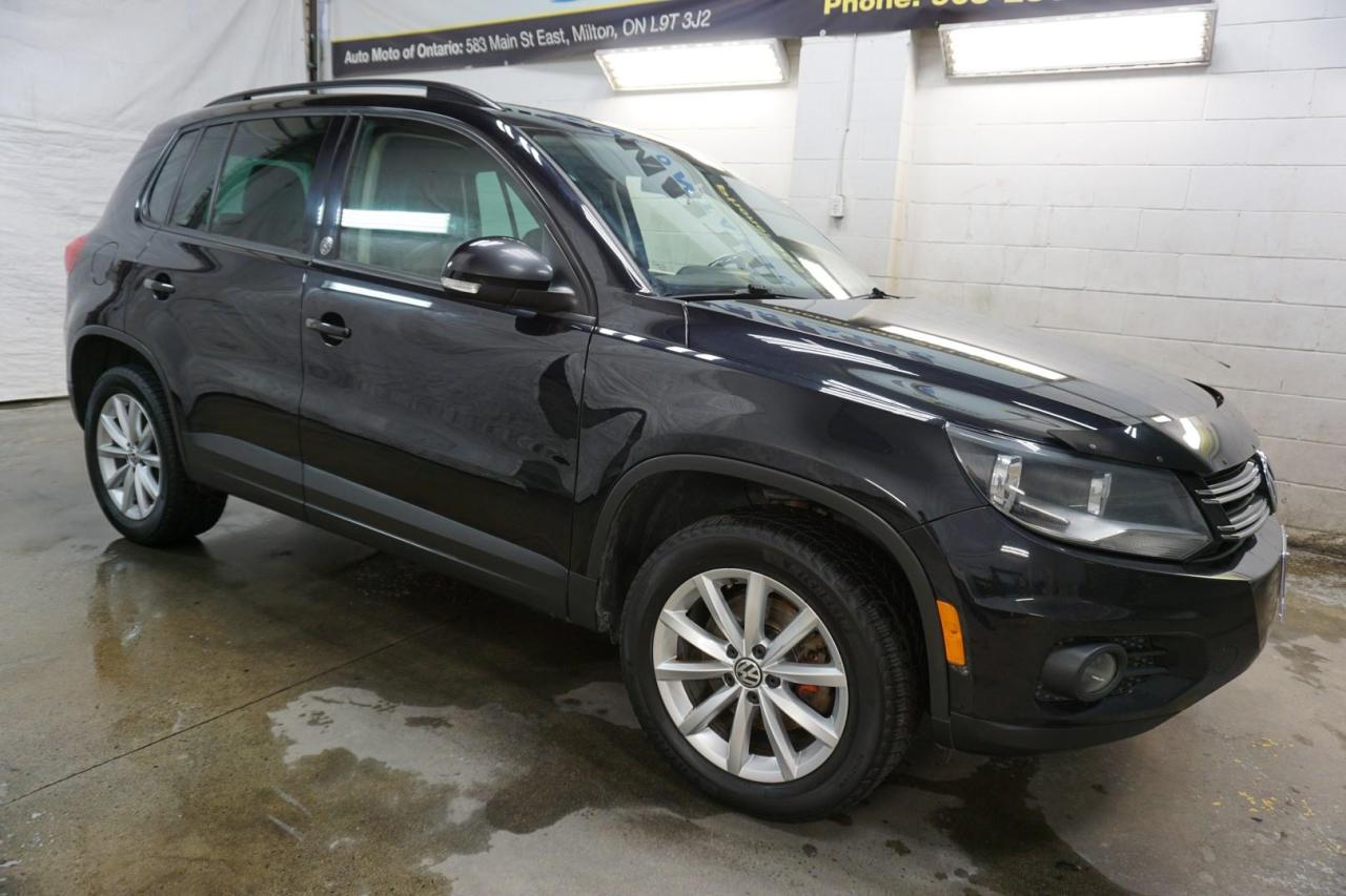 Used 2017 Volkswagen Tiguan WOLFSBURG 2.0TSI AWD CERTIFIED CAMERA BLUETOOTH HEATED POWER LEATHER ALLOYS for sale in Milton, ON