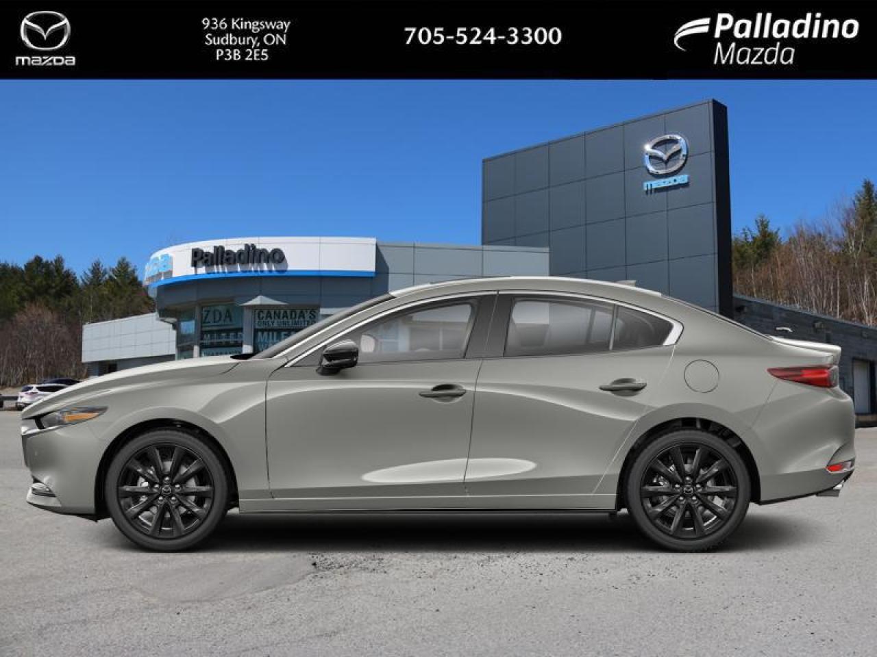 New 2024 Mazda MAZDA3 GT w/Turbo i-ACTIV AWD  - Navigation for sale in Sudbury, ON