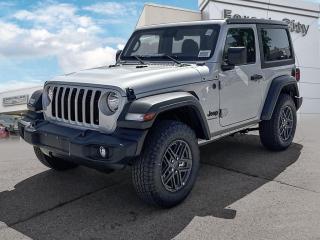 <b>Wi-Fi Hotspot,  Tow Equipment,  Fog Lamps,  Cruise Control,  Rear Camera!</b><br> <br>   Whether youre concurring a highway mountain pass or challenging off-road trail, this reliable Jeep Wrangler is ready to get you there with style. <br> <br>No matter where your next adventure takes you, this Jeep Wrangler is ready for the challenge. With advanced traction and handling capability, sophisticated safety features and ample ground clearance, the Wrangler is designed to climb up and crawl over the toughest terrain. Inside the cabin of this Wrangler offers supportive seats and comes loaded with the technology you expect while staying loyal to the style and design youve come to know and love.<br> <br> This silver SUV  has an automatic transmission and is powered by a  2.0L I4 16V GDI DOHC Turbo engine.<br> <br> Our Wranglers trim level is Sport S. This off-road icon in the Sport S trim comes standard with aluminum wheels, tow equipment that includes trailer sway control, front and rear tow hooks, front fog lamps, and a manual convertible top with fixed rollover protection. Occupants are treated front and rear illuminated cupholders, air conditioning, an 8-speaker audio system, and a 12.3-inch infotainment screen powered by Uconnect 5W, with smartphone integration and mobile hotspot internet access. Additional features include cruise control, a rearview camera, and even more. This vehicle has been upgraded with the following features: Wi-fi Hotspot,  Tow Equipment,  Fog Lamps,  Cruise Control,  Rear Camera. <br><br> View the original window sticker for this vehicle with this url <b><a href=http://www.chrysler.com/hostd/windowsticker/getWindowStickerPdf.do?vin=1C4PJXAN8RW102123 target=_blank>http://www.chrysler.com/hostd/windowsticker/getWindowStickerPdf.do?vin=1C4PJXAN8RW102123</a></b>.<br> <br>To apply right now for financing use this link : <a href=https://www.forestcitydodge.ca/finance-center/ target=_blank>https://www.forestcitydodge.ca/finance-center/</a><br><br> <br/> 6.99% financing for 96 months.  Incentives expire 2023-10-02.  See dealer for details. <br> <br><br> Forest City Dodge proudly serves clients in London ON, St. Thomas ON, Woodstock ON, Tilsonburg ON, Strathroy ON, and the surrounding areas. Formerly known as Southwest Chrysler, Forest City Dodge has become a local automotive leader that takes pride in providing a transparent car buying experience and exceptional customer service throughout the dealership. </br>

<br> If you are looking to finance a vehicle, our finance department are seasoned professionals in ensuring that you get financing options that fits your budget and lifestyle. Regardless of your credit situation, our finance team will work hard to get you approved for a vehicle youre comfortable with in no time. We also offer a dedicated service department thats always ready to attend your needs. Our factory trained technicians will help keep your vehicle in the best shape possible so that your vehicle gets the most out of its lifespan. </br>

<br> We have a strong and committed team with many years of experience satisfying our customers needs. Feel free to browse our inventory online, request more information about our vehicles, or inquire about financing. Visit us today at or contact us now with any questions or concerns! </br>
<br> Come by and check out our fleet of 80+ used cars and trucks and 200+ new cars and trucks for sale in London.  o~o