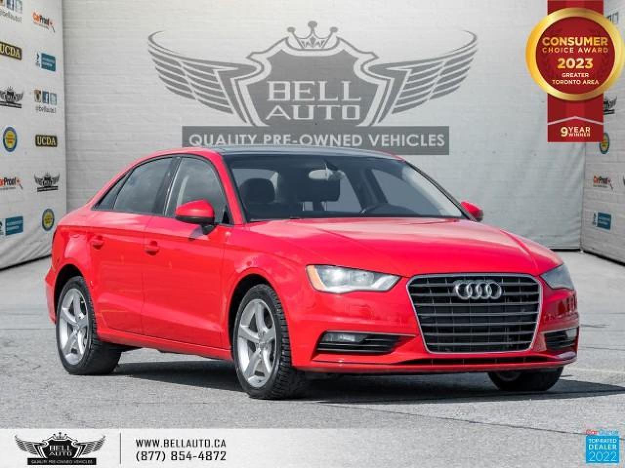 Used 2015 Audi A3 1.8T Komfort, Moonroof, Satellite Radio, Leather, HeatedSeats, Bluetooth for sale in Toronto, ON
