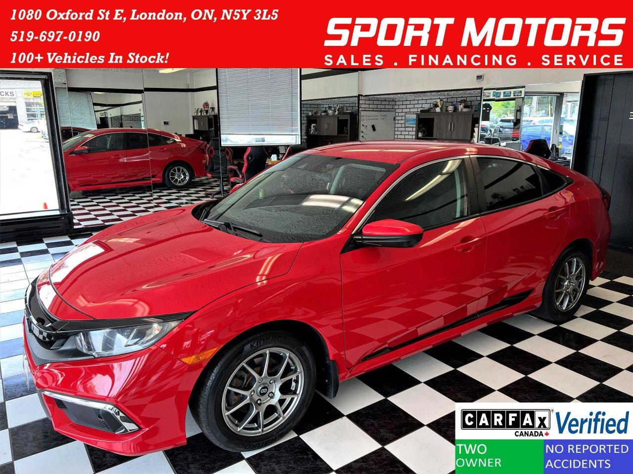 2019 Honda Civic LX+LaneKee+Adaptive Cruise+ApplePlay+CLEAN CARFAX