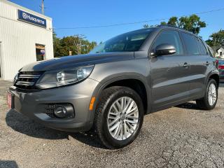 <p>2 YEAR 40,000 KMS WARRANTY INCLUDED!! 2016 VW TIGUAN AWD COMFORTLINE HEATED FRONT SEATS, REAR CAMERA, STEERING WHEEL CONTROLS, BLUETOOTH, AUTO HEADLIGHTS, AUTO CLIMATE CONTROLS, TEXT OR CALL 519-816-3513 TO SET UP A TIME TO VIEW THIS SUPER CLEAN TIGUAN! FINANCING AVAILABLE FOR ALL CREDIT SITUATIONS! WE WORK WITH MANY DIFFERENT LENDERS TO GET YOU THE BEST RATE POSSIBLE!</p>