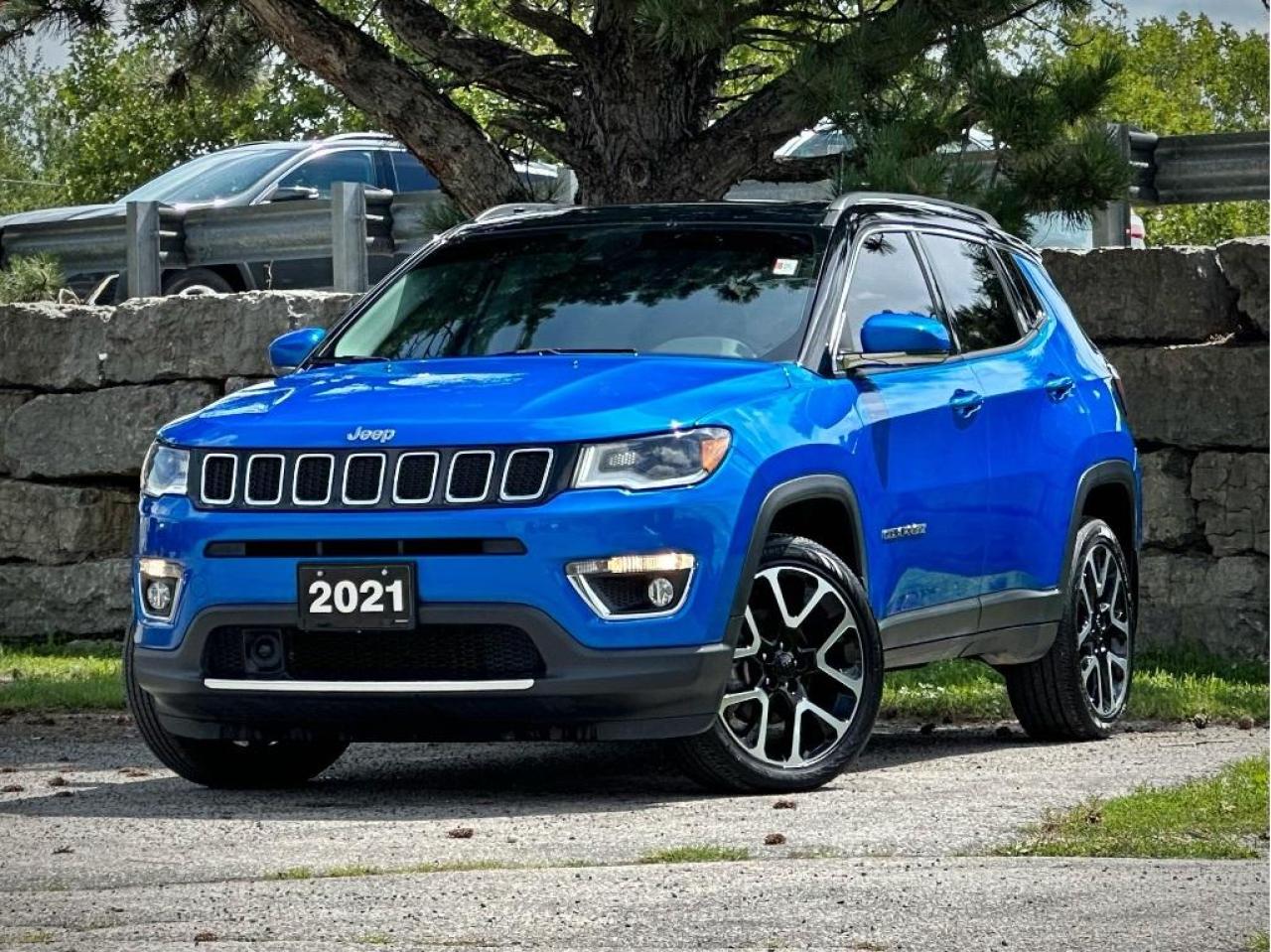 Used 2021 Jeep Compass LIMITED 4X4 | PANO SUNROOF | HEATED & VENT. SEATS for sale in Waterloo, ON