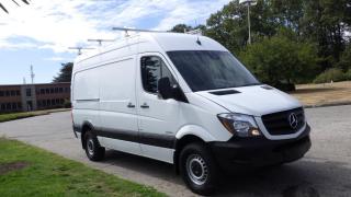 Used 2016 Mercedes-Benz Sprinter 2500 High Roof 144-inch Wheel Base Cargo Van With Glass Carrier for sale in Burnaby, BC