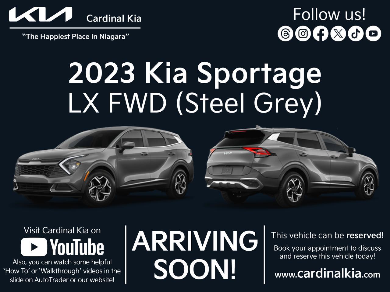 New 2023 Kia Sportage LX FWD for sale in Niagara Falls, ON
