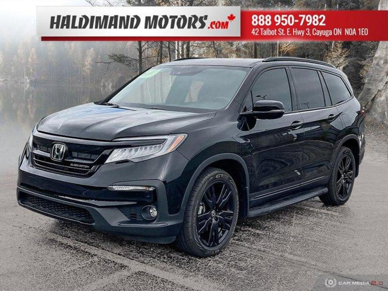 Used 2022 Honda Pilot Black Edition for sale in Cayuga, ON