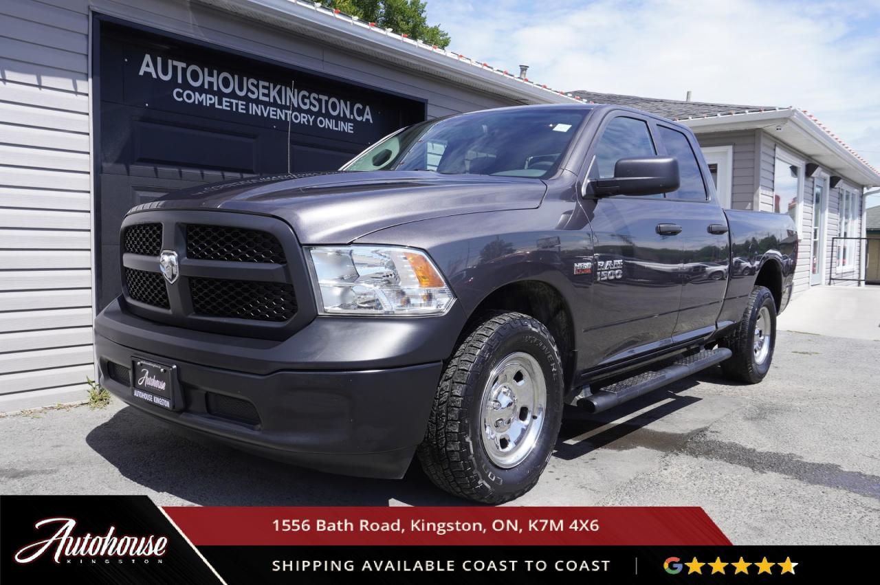 Used 2018 RAM 1500 ST SPRAY IN BED LINER - BACKUP CAM - CLEAN CARFAX for sale in Kingston, ON