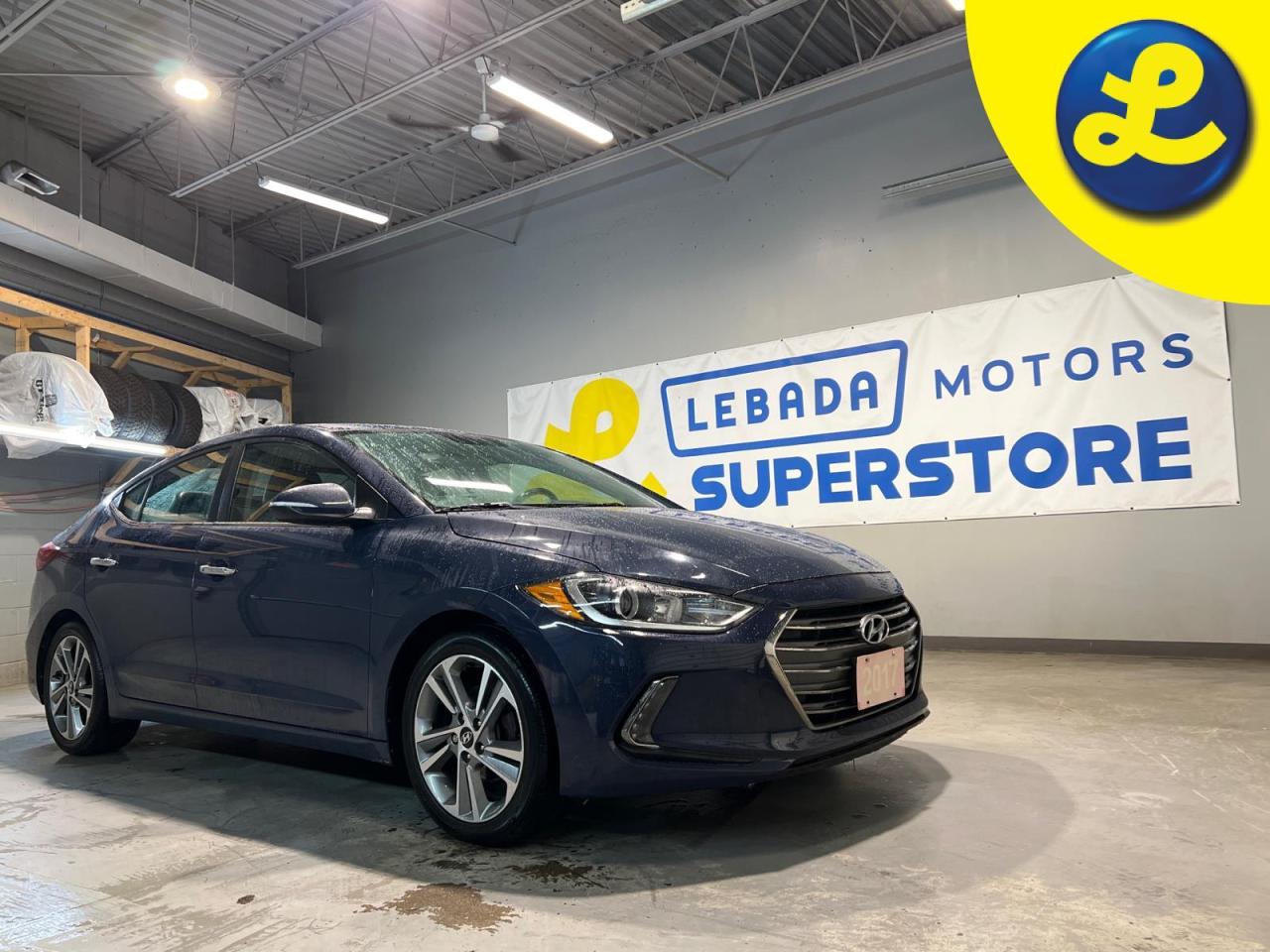 Used 2017 Hyundai Elantra Limited * Navigation * Sunroof * Heated Leather Seats * Blind Spot Assist * Winter Steel Rims * Heated Rear Seats * Infinity Audio System * Back Up Ca for sale in Cambridge, ON