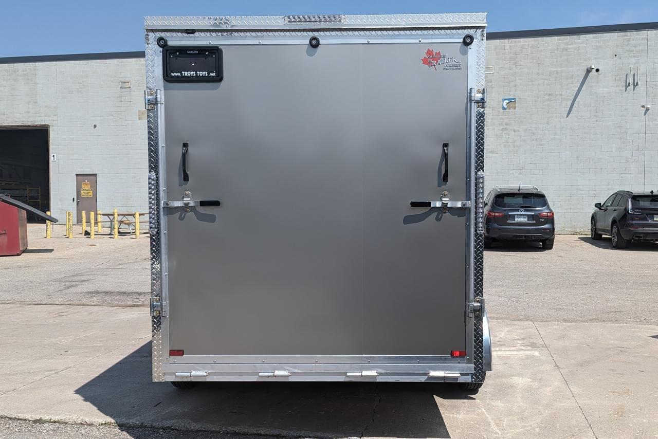 2024 Canadian Trailer Company 7x14 V Nose Cargo Trailer Aluminum Tandem Axle