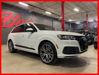 <div>***SOLD***</div><div><br /></div><div>Glacier White Metallic Exterior On Black Leather Interior.</div><div></div><div>One Owner, Local Ontario Vehicle, Service Up To Date, Certified, And A Balance Of Audi Warranty July 8 2024 Or 80,000Km. Financing And Extended Warranty Options Available, Trade-Ins Are Welcome!</div><div></div><div>This 2019 Audi Q7 3.0T Quattro Technik Is Loaded With S-Line Sport Package, Black Optics Package, Trailer Hitch, And Upgraded 22 5 V Spoke Steam Design, Titanium Matte Finish.</div><div></div><div>Packages Include Navigation System, Panoramic Sunroof, Trailer Hitch, Bose Sound System, Audi Drive Select, Blind Spot Assist, Power Folding Rear Seats, Home-Link, Heated And Cooling Seats, Memory Seats, AM/FM/CD, Bluetooth Audio, Heated Steering Wheel, S Line Front/Rear Bumpers, S Line Fender Badges, S Line Roof Spoiler, Black Headliner, S Line Door Sills, Quattro Side Blade in Black, Black Roof Rails, And More!</div><div></div><div>We Do Not Charge Any Additional Fees For Certification, Its Just The Price Plus HST And Licencing.</div><div></div><div>Follow Us On Instagram, And Facebook.</div><div></div><div>Dont Worry About Rain, Or Snow, Come Into Our 20,000sqft Indoor Showroom, We Have Been In Business For A Decade, With Many Satisfied Clients That Keep Coming Back, And Refer Their Friends And Family. We Are Confident You Will Have An Enjoyable Shopping Experience At AutoBase. If You Have The Chance Come In And Experience AutoBase For Yourself.</div><div></div><div></div>