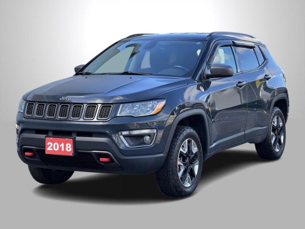 Used 2018 Jeep Compass Trailhawk  - Leather Seats for sale in Sudbury, ON
