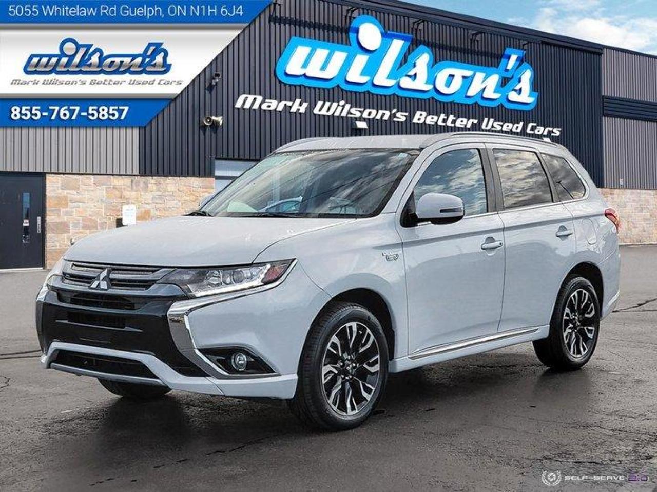 Used 2018 Mitsubishi Outlander Phev SE - Rear Camera, Blindspot Monitor, Leather/Suede Heated Seats, Keyless Entry, New Tires ! for sale in Guelph, ON