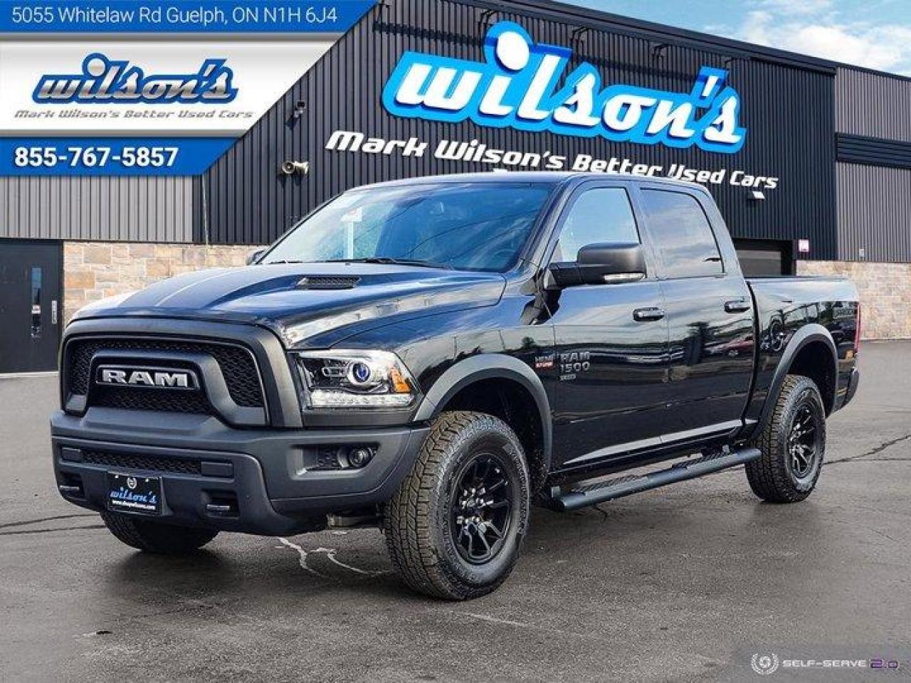 Used 2021 RAM 1500 Classic Warlock Crew Hemi 4X4, Navigation, All Terrain PKG, Heated Steering + Seats, Remote Start & More! for sale in Guelph, ON