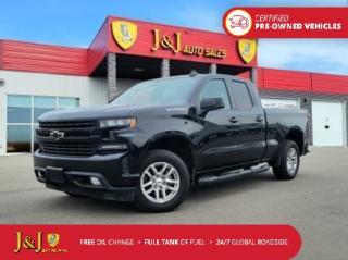 Awards:<br>  * Wards Canada 10 Best Engines Black 2019 Chevrolet Silverado 1500 RST 4WD 8-Speed Automatic EcoTec3 5.3L V8 Welcome to our dealership, where we cater to every car shoppers needs with our diverse range of vehicles. Whether youre seeking peace of mind with our meticulously inspected and Certified Pre-Owned vehicles, looking for great value with our carefully selected Value Line options, or are a hands-on enthusiast ready to tackle a project with our As-Is mechanic specials, weve got something for everyone. At our dealership, quality, affordability, and variety come together to ensure that every customer drives away satisfied. Experience the difference and find your perfect match with us today.<br><br>Silverado 1500 RST, 4D Double Cab, EcoTec3 5.3L V8, 8-Speed Automatic, 4WD, Black, Jet Black Cloth.<br><br><br>Certified. J&J Certified Details: * Vigorous Inspection * Global Roadside Assistance available 24/7, 365 days a year - 3 months * Get As Low As 7.99% APR Financing OAC * CARFAX Vehicle History Report. * Complimentary 3-Month SiriusXM Select+ Trial Subscription * Full tank of fuel * One free oil change (only redeemable here)