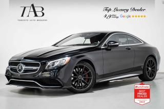 Used 2016 Mercedes-Benz S-Class S63 AMG COUPE | EXCLUSIVE PKG | RED LEATHER | HUD for sale in Vaughan, ON