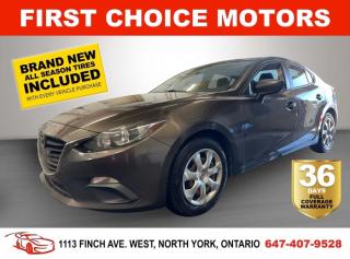 Used 2016 Mazda MAZDA3 GX SKYACTIV ~AUTOMATIC, FULLY CERTIFIED WITH WARRA for sale in North York, ON