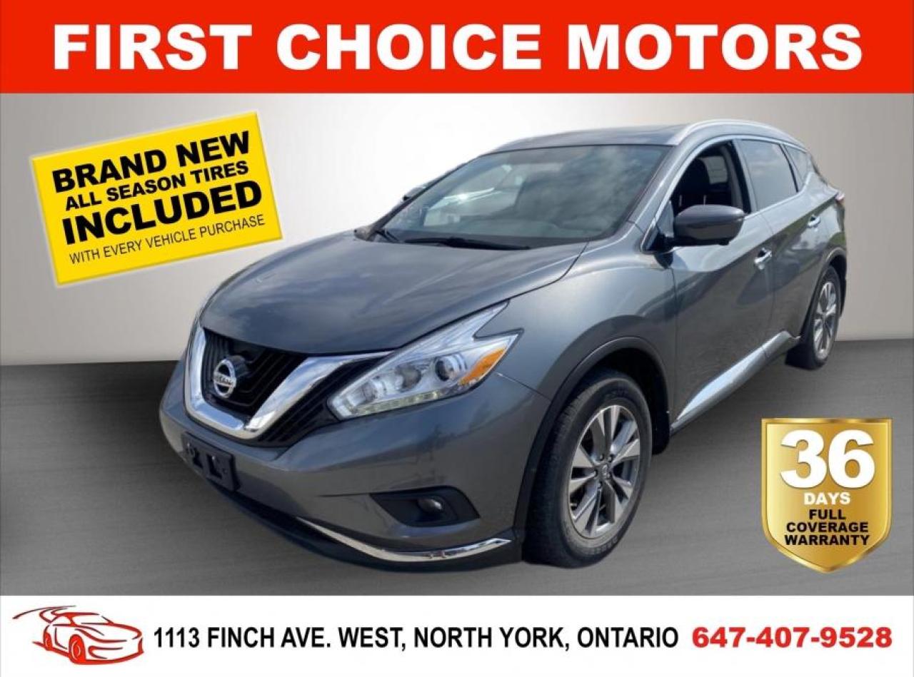 2016 Nissan Murano SL AWD ~AUTOMATIC, FULLY CERTIFIED WITH WARRANTY!! - Photo #1