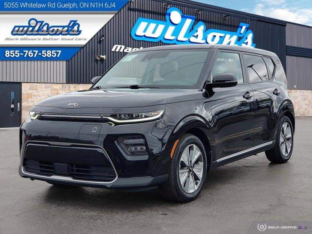 Used 2020 Kia Soul EV EV Limited, Leather, Sunroof, Nav, Cooled + Heated Seats, Heated Steering, CarPlay + Android & More! for sale in Guelph, ON