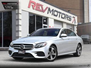 2020 Mercedes Benz E350 | 4MATIC | 2.0 L Turbo I4 | Heated Steering | Ambient Lighting | Wireless Charging <br/>  <br/> Iridium Silver Exterior | Black Leather Interior | Alloy Wheels | Keyless Entry | Blind Spot Assist | Apple Car Play | Android Auto | Power Trunk | Front Power Seats | Voice Control | Bluetooth Connection | Adaptive Cruise Control | Navigation | Fold-In Power Mirrors | Active Parking Assist | Drive Mode Select | Panoramic Sunroof | Heated Steering Wheel | Lane Keep Assist | Front Heated Seats | Push Button Start | Rearview Camera | Apple CarPlay | Android Auto | Active Brake Assist | Lane Change Assist | Keyless Go | Ambient Lighting | Remote Engine Start | Wireless Charging Station | Driving Assistance Pkg Plus | Parking Package and much more. <br/> <br/>  <br/> This vehicle has travelled  42,103KM <br/> <br/>  <br/> *** NO additional fees except for taxes and licensing! *** <br/> <br/>  <br/> *** 100-point inspection on all our vehicles & always detailed inside and out *** <br/> <br/>  <br/> RevMotors is at your service to ensure you find the right car for YOU. Even if we do not have it in our inventory, we are more than happy to find you the vehicle that you are looking for. Give us a call at 613-791-3000 or visit us online at www.revmotors.ca <br/> <br/>  <br/> a nous donnera du plaisir de vous servir en Franais aussi! <br/> <br/>  <br/> CERTIFICATION * All our vehicles are sold Certified and E-Tested for the province of Ontario (Quebec Safety Available, additional charges may apply) <br/> FINANCING AVAILABLE * RevMotors offers competitive finance rates through many of the major banks. Should you feel like youve had credit issues in the past, we have various financing solutions to get you on the road.  We accept No Credit - New Credit - Bad Credit - Bankruptcy - Students and more!! <br/> EXTENDED WARRANTY * For your peace of mind, if one of our used vehicles is no longer covered under the manufacturers warranty, RevMotors will provide you with a 6 month / 6000KMS Limited Powertrain Warranty. You always have the options to upgrade to more comprehensive coverage as well. Well be more than happy to review the options and chose the coverage thats right for you! <br/> TRADES * Do you have a Trade-in? We offer competitive trade in offers for your current vehicle! <br/> SHIPPING * We can ship anywhere across Canada. Give us a call for a quote and we will be happy to help! <br/> <br/>  <br/> Buy with confidence knowing that we always have your best interests in mind! <br/>