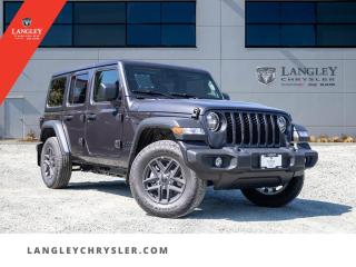 <p><strong><span style=font-family:Arial; font-size:16px;>Reinvigorate your drive with our selection of top-notch vehicles at the automotive dealership! Prepare to be wowed by our latest addition, a brand new, never driven 2024 Jeep Wrangler Sport..</span></strong></p> <p><strong><span style=font-family:Arial; font-size:16px;>This SUV is not just a vehicle, its an experience, wrapped in dark grey exterior that compliments its sleek black interior..</span></strong> <br> At the heart of this beast lies a 2.0L, 4cyl engine coupled with an 8-speed automatic transmission, ensuring a smooth and powerful ride.. Its not just about power though, its also about control.</p> <p><strong><span style=font-family:Arial; font-size:16px;>With features like traction control, electronic stability, and ABS brakes, this vehicle ensures you remain the master of your journey, no matter the terrain..</span></strong> <br> Creature comfort? Weve got you covered! From air conditioning to power steering, from front beverage holders to rear reading lights, this vehicle ensures your ride is as comfortable as it is thrilling.. Safety is our top priority, with features like dual front impact airbags, ignition disable, and integrated roll-over protection, weve got all bases covered.</p> <p><strong><span style=font-family:Arial; font-size:16px;>Now, allow me to paint you a picture, imagine driving through the city, turning heads as you go, or exploring off-road trails with the confidence only a Jeep Wrangler can provide..</span></strong> <br> Thats not a dream, thats a possibility, all thanks to this beauty!

Dont just love your car, love buying it.. Here at Langley Chrysler, we make car buying an experience youll remember.</p> <p><strong><span style=font-family:Arial; font-size:16px;>No pressure, no stress, just the joy of finding your perfect vehicle..</span></strong> <br> And with this Jeep Wrangler Sport, you wont just be buying a car, youll be buying an adventure.. And before we forget, heres a funny anecdote for you.</p> <p><strong><span style=font-family:Arial; font-size:16px;>Why dont cars ever get lost? Because they always follow the road map which is exactly what youll be doing when you drive home this Jeep Wrangler Sport, minus the getting lost part, of course!

Come on down to Langley Chrysler and let this dark grey wonder put the Sport back in your SUV..</span></strong> <br> Get ready to embark on a journey like no other with the 2024 Jeep Wrangler Sport.. Remember, its not just brand new, its a brand new adventure</p>Documentation Fee $968, Finance Placement $628, Safety & Convenience Warranty $699

<p>*All prices are net of all manufacturer incentives and/or rebates and are subject to change by the manufacturer without notice. All prices plus applicable taxes, applicable environmental recovery charges, documentation of $599 and full tank of fuel surcharge of $76 if a full tank is chosen.<br />Other items available that are not included in the above price:<br />Tire & Rim Protection and Key fob insurance starting from $599<br />Service contracts (extended warranties) for up to 7 years and 200,000 kms starting from $599<br />Custom vehicle accessory packages, mudflaps and deflectors, tire and rim packages, lift kits, exhaust kits and tonneau covers, canopies and much more that can be added to your payment at time of purchase<br />Undercoating, rust modules, and full protection packages starting from $199<br />Flexible life, disability and critical illness insurances to protect portions of or the entire length of vehicle loan?im?im<br />Financing Fee of $500 when applicable<br />Prices shown are determined using the largest available rebates and incentives and may not qualify for special APR finance offers. See dealer for details. This is a limited time offer.</p>
