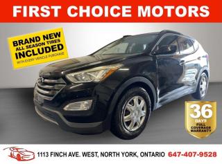Welcome to First Choice Motors, the largest car dealership in Toronto of pre-owned cars, SUVs, and vans priced between $5000-$15,000. With an impressive inventory of over 300 vehicles in stock, we are dedicated to providing our customers with a vast selection of affordable and reliable options. <br><br>Were thrilled to offer a used 2014 Hyundai Santa Fe Sport PREMIUM, black color with 147,000km (STK#6452) This vehicle was $12990 NOW ON SALE FOR $10990. It is equipped with the following features:<br>- Automatic Transmission<br>- Heated seats<br>- Bluetooth<br>- All wheel drive<br>- Power windows<br>- Power locks<br>- Power mirrors<br>- Air Conditioning<br><br>At First Choice Motors, we believe in providing quality vehicles that our customers can depend on. All our vehicles come with a 36-day FULL COVERAGE warranty. We also offer additional warranty options up to 5 years for our customers who want extra peace of mind.<br><br>Furthermore, all our vehicles are sold fully certified with brand new brakes rotors and pads, a fresh oil change, and brand new set of all-season tires installed & balanced. You can be confident that this car is in excellent condition and ready to hit the road.<br><br>At First Choice Motors, we believe that everyone deserves a chance to own a reliable and affordable vehicle. Thats why we offer financing options with low interest rates starting at 7.9% O.A.C. Were proud to approve all customers, including those with bad credit, no credit, students, and even 9 socials. Our finance team is dedicated to finding the best financing option for you and making the car buying process as smooth and stress-free as possible.<br><br>Our dealership is open 7 days a week to provide you with the best customer service possible. We carry the largest selection of used vehicles for sale under $9990 in all of Ontario. We stock over 300 cars, mostly Hyundai, Chevrolet, Mazda, Honda, Volkswagen, Toyota, Ford, Dodge, Kia, Mitsubishi, Acura, Lexus, and more. With our ongoing sale, you can find your dream car at a price you can afford. Come visit us today and experience why we are the best choice for your next used car purchase!<br><br>All prices exclude a $10 OMVIC fee, license plates & registration  and ONTARIO HST (13%)