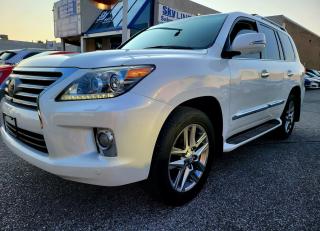 Used 2013 Lexus LX 570 4X4 | 8 PASSENGER | AC & HEATED SEATS | HEIGHT CONTROL | SUNROOF | ALLOYS for sale in Concord, ON