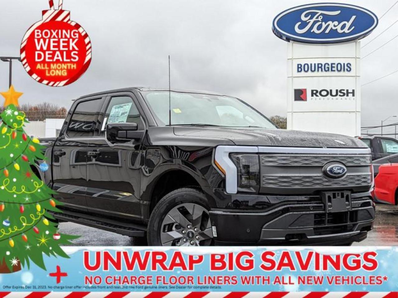 New 2023 Ford F-150 Lightning Lariat High Package  *511A, EXTENDED RANGE, MOONROOF, TOW PKG* for sale in Midland, ON
