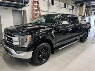 RARE POWERBOOST HYBRID!! LARIAT 4X4 CREW CAB W/ FX4 OFF-ROAD PKG, LEATHER, BACKUP/360 CAMERAS W/ FRONT & REAR PARK SENSORS, HEATED & COOLED FRONT SEATS W/ HEATED REAR SEATS, GENERTOR MODE W/ 7.2KW BED-MOUNTED POWER OUTLETS, ACTIVE PARK ASSIST, BANG & OLUFSEN AUDIO AND TONNEAU COVER!! Tow package w/ pro trailer backup assist & integrated trailer brake controller, folding tailgate step, adaptive cruise control, blind spot info, cross traffic alert, lane keep, pre-collision system, remote start, heated steering, tow mirrors, 20-in alloys, running boards, Apple CarPlay, Android Auto, 6-foot 6-inch box w/ spray-in bedliner, garage door opener, full power group incl. power seats & adjustable steering w/ driver memory, adjustable pedals, auto headlights and Sirius XM!