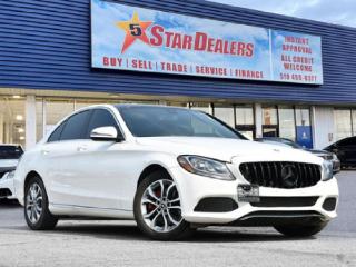 Used 2017 Mercedes-Benz C-Class NAV LEATHER PANO ROOF MINT! WE FINANCE ALL CREDIT! for sale in London, ON