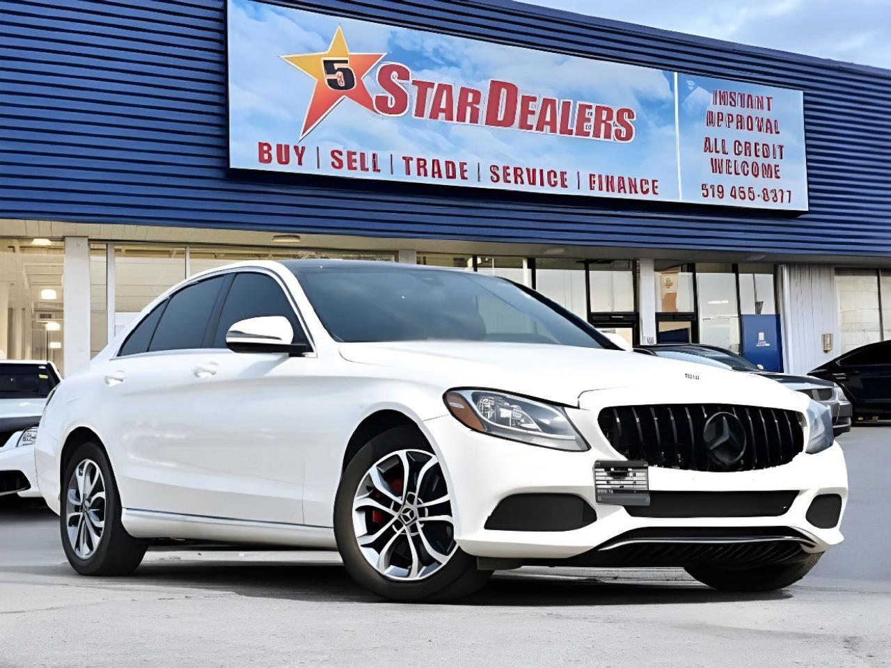 MINT LIKE NEW LOW KM C300 4MATIC NAVIGATION LEATHER PANORAMIC ROOF HAS EVERY MERCEDES PACKAGE  MINT TOP OF THE LINE ! WE FINANCE ALL CREDIT! 500+ VEHICLES IN STOCK
Instant Financing Approvals CALL OR TEXT 519+702+8888! Our Team will secure the Best Interest Rate from over 30 Auto Financing Lenders that can get you APPROVED! We also have access to in-house financing and leasing to help restore your credit.
Financing available for all credit types! Whether you have Great Credit, No Credit, Slow Credit, Bad Credit, Been Bankrupt, On Disability, Or on a Pension,  for your car loan Guaranteed! For Your No Hassle, Same Day Auto Financing Approvals CALL OR TEXT 519+702+8888.
$0 down options available with low monthly payments! At times a down payment may be required for financing. Apply with Confidence at https://www.5stardealer.ca/finance-application/ Looking to just sell your vehicle? WE BUY EVERYTHING EVEN IF YOU DONT BUY OURS: https://www.5stardealer.ca/instant-cash-offer/
The price of the vehicle includes a $480 administration charge. HST and Licensing costs are extra.
*Standard Equipment is the default equipment supplied for the Make and Model of this vehicle but may not represent the final vehicle with additional/altered or fewer equipment options.