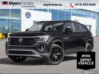 <b>Cooled Seats,  Heated Steering Wheel,  Mobile Hotspot,  Remote Start,  Power Liftgate!</b><br> <br> <br> <br>  This 2024 Volkswagen Atlas Cross Sport delivers peace of mind and convenience with smart safety features and a clever all-wheel-drive system. <br> <br>This 2024 VW Atlas Cross Sport is a crossover SUV with a gently sloped roofline to form the distinct silhouette of a coupe, without taking a toll on practicality and driving dynamics. On the inside, trim pieces are crafted with premium materials and carefully put together to ensure rugged build quality. With loads of standard safety technology that inspires confidence, this 2024 Volkswagen Atlas Cross Sport is an excellent option for a versatile and capable family SUV with dazzling looks.<br> <br> This deep black pearl SUV  has an automatic transmission and is powered by a  2.0L I4 16V GDI DOHC Turbo engine.<br> <br> Our Atlas Cross Sports trim level is Comfortline 2.0 TSI. This refreshed VW Atlas starts with the Comfortline trim, which comes standard with a power liftgate for rear cargo access, heated and ventilated front seats, a heated steering wheel, remote engine start, adaptive cruise control, and a 12-inch infotainment system with Car-Net mobile hotspot internet access, Apple CarPlay and Android Auto. Safety features also include blind spot detection, lane keeping assist with lane departure warning, front and rear collision mitigation, park distance control, and autonomous emergency braking. This vehicle has been upgraded with the following features: Cooled Seats,  Heated Steering Wheel,  Mobile Hotspot,  Remote Start,  Power Liftgate,  Adaptive Cruise Control,  Blind Spot Detection.  This is a demonstrator vehicle driven by a member of our staff and has just 7279 kms.<br><br> <br>To apply right now for financing use this link : <a href=https://www.myersvw.ca/en/form/new/financing-request-step-1/44 target=_blank>https://www.myersvw.ca/en/form/new/financing-request-step-1/44</a><br><br> <br/>    5.99% financing for 84 months. <br> Buy this vehicle now for the lowest bi-weekly payment of <b>$415.29</b> with $0 down for 84 months @ 5.99% APR O.A.C. ( taxes included, $1071 (OMVIC fee, Air and Tire Tax, Wheel Locks, Admin fee, Security and Etching) is included in the purchase price.    ).  Incentives expire 2024-04-30.  See dealer for details. <br> <br>Call one of our experienced Sales Representatives today and book your very own test drive! Why buy from us? Move with the Myers Automotive Group since 1942! We take all trade-ins - Appraisers on site!<br> Come by and check out our fleet of 30+ used cars and trucks and 70+ new cars and trucks for sale in Kanata.  o~o