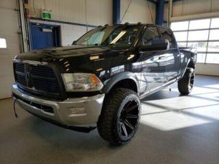 2012 Ram 2500 Laramie. This truck comes with the ever popular 6.7L I6 Cummins Turbos Diesel Engine that produces 420 horsepower and 370 lb ft of torque.

Key Features:
Adjustable Seats 
Post Collison Safety System